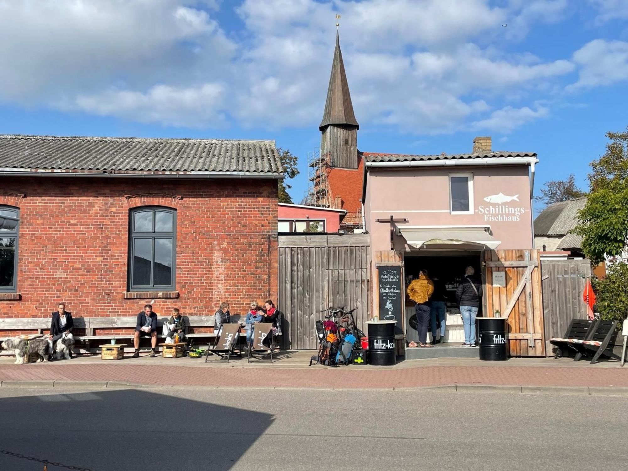 Reetferienhaus - Schaprode Hafen Exterior foto